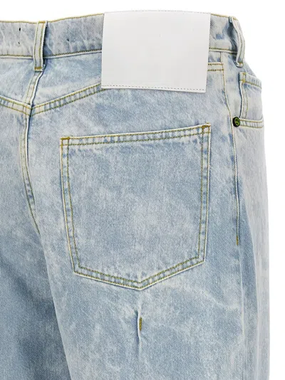 Shop Barrow Stitching Detail Jeans Light Blue