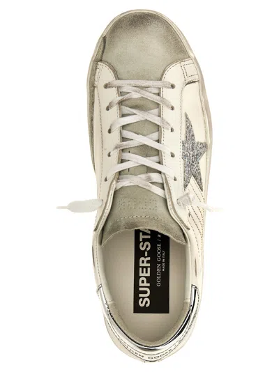 Shop Golden Goose Superstar Sneakers Silver