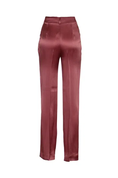 Shop Alberta Ferretti Trousers Pink