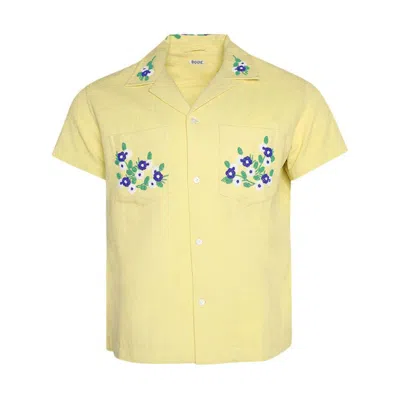 Shop Bode Shirts In Yellow
