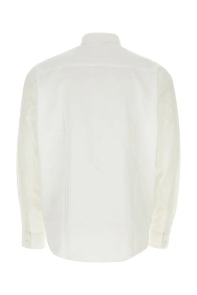 Shop Ami Alexandre Mattiussi Ami Man White Poplin Shirt