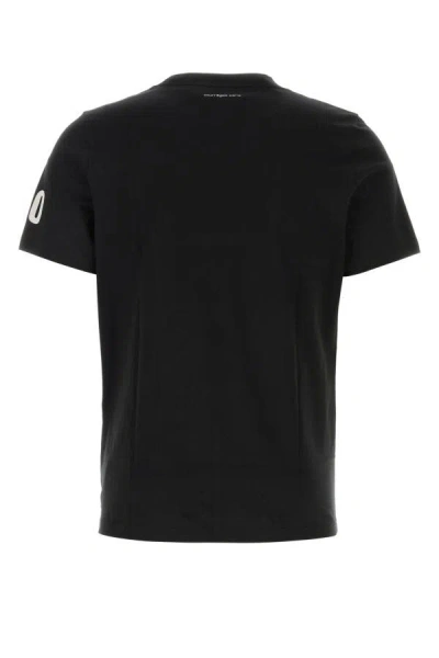 Shop Courrèges Courreges Man Black Cotton T-shirt