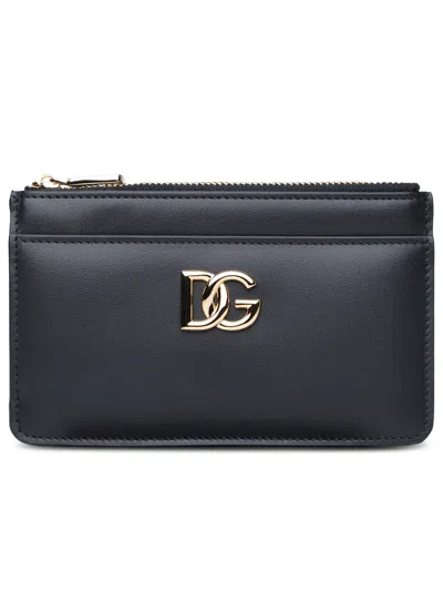 Shop Dolce & Gabbana Woman  Black Leather Cardholder