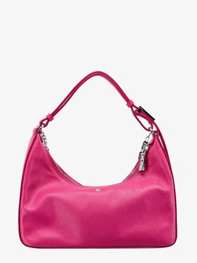 Shop Givenchy Woman Moon Cut Out Woman Pink Shoulder Bags