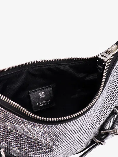 Shop Givenchy Woman Voyou Woman Black Shoulder Bags