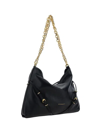 Shop Givenchy Women Voyou Shoulder Bag In Black