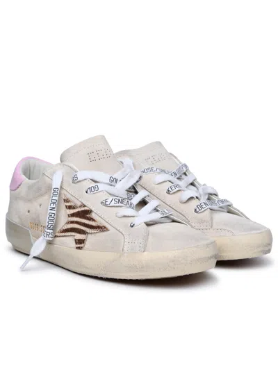 Shop Golden Goose Woman  'super-star Classic' Cream Leather Sneakers
