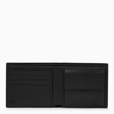 Shop Gucci Black Billfold Wallet With Logo Men In White