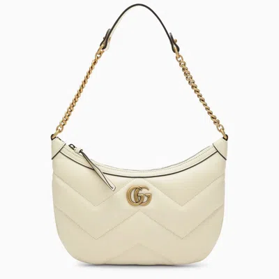 Shop Gucci Gg Marmont Small Shoulder Bag White Women