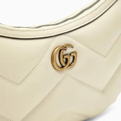 Shop Gucci Gg Marmont Small Shoulder Bag White Women