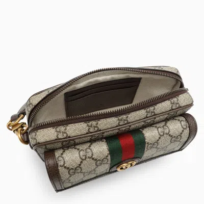 Shop Gucci Ophidia Gg Beige Mini Bag Men In Cream
