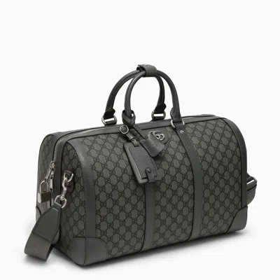 Shop Gucci Ophidia Small Grey Travel Bag Men In White