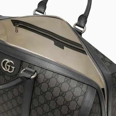 Shop Gucci Ophidia Small Grey Travel Bag Men In White