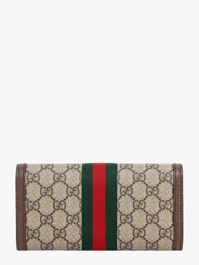 Shop Gucci Woman Wallet Woman Beige Wallets In Cream