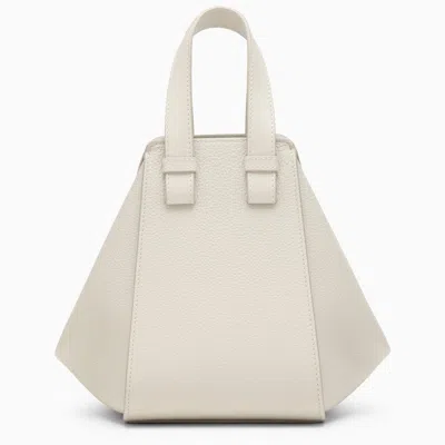 Shop Loewe Hammock White Leather Bag Women