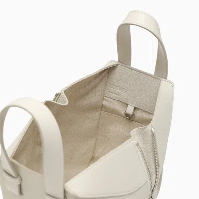 Shop Loewe Hammock White Leather Bag Women