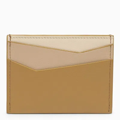 Shop Loewe Puzzle Card Holder In Calfskin Leather Women In White