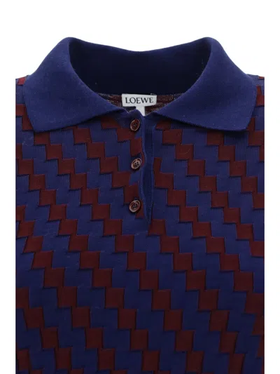 Shop Loewe Women Polo Shirt In Multicolor