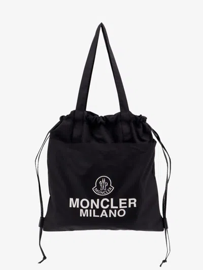 Shop Moncler Man Shoulder Bag Man Black Shoulder Bags