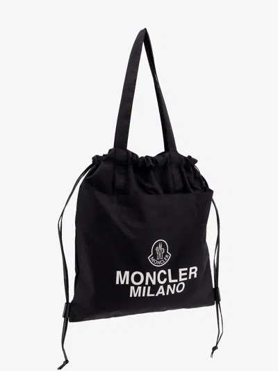 Shop Moncler Man Shoulder Bag Man Black Shoulder Bags