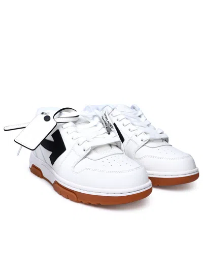 Shop Off-white Man White Leather Sneakers