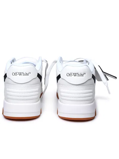 Shop Off-white Man White Leather Sneakers