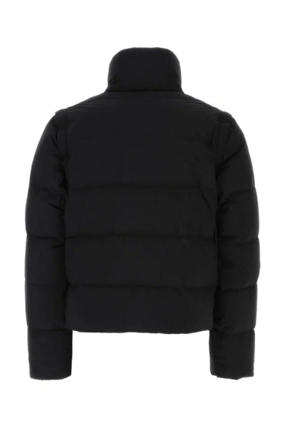 Shop Ten C Man Black Nylon Austral Down Jacket