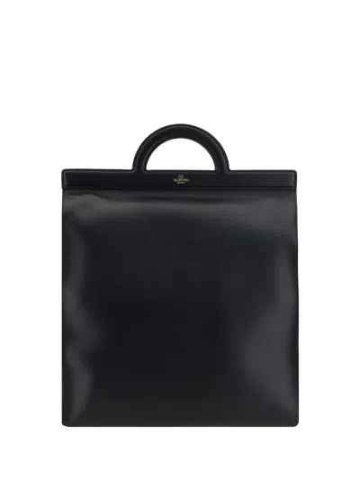 Shop Valentino Garavani Men  Garavani Handbag In Black