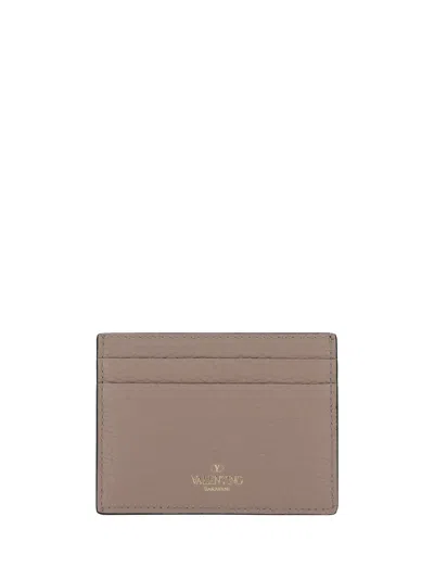 Shop Valentino Garavani Women  Garavani Rockstud Card Holder In Multicolor