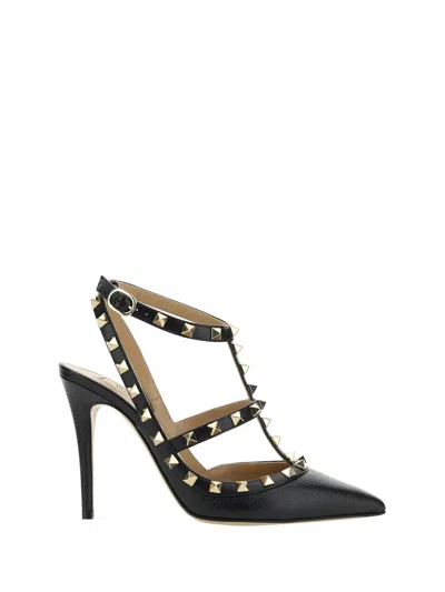 Shop Valentino Garavani Women  Garavani Rockstud Pumps In Black