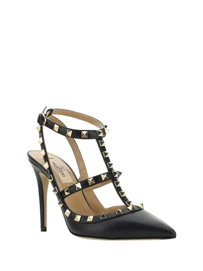 Shop Valentino Garavani Women  Garavani Rockstud Pumps In Black