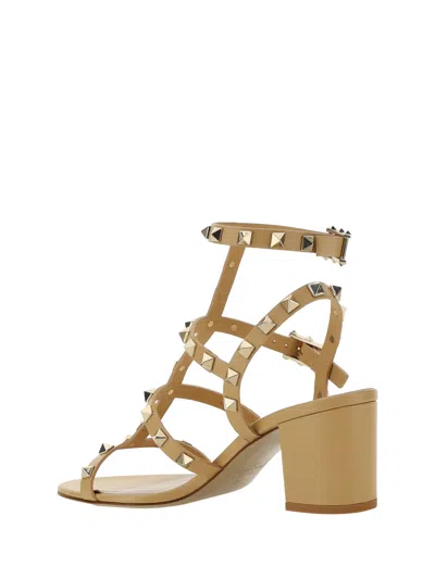 Shop Valentino Garavani Women  Garavani Rockstud Sandals In Multicolor