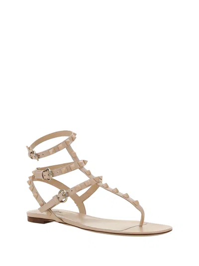 Shop Valentino Garavani Women  Garavani Rockstud Sandals In Multicolor