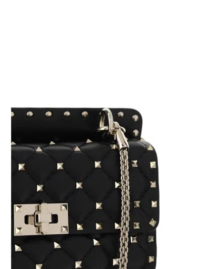Shop Valentino Garavani Women  Garavani Rockstud Spike Handbag In Black