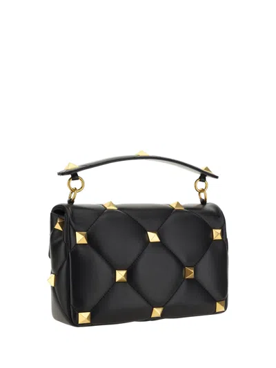 Shop Valentino Garavani Women  Garavani Roman Stud Handbag In Black