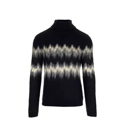 Shop Saint Laurent Turtleneck Sweater In Black