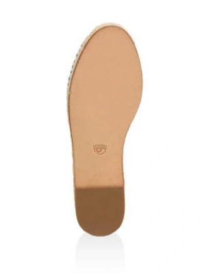 Shop Chiara Ferragni Wink Patent Leather Espadrille Sandals In Black