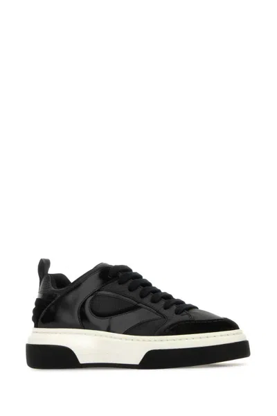 Shop Ferragamo Salvatore  Sneakers In Black