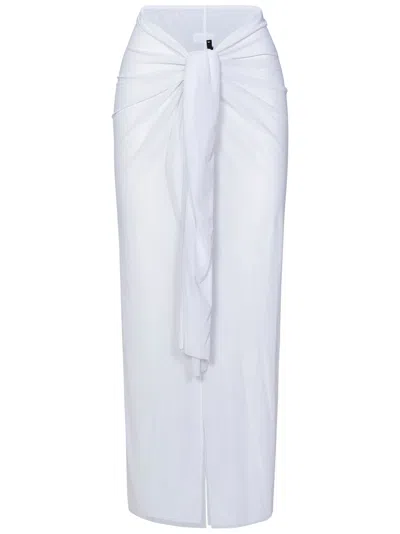 Shop Fisico Skirt In Bianco