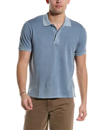 Shop Save Khaki United Beach Polo Shirt In Blue