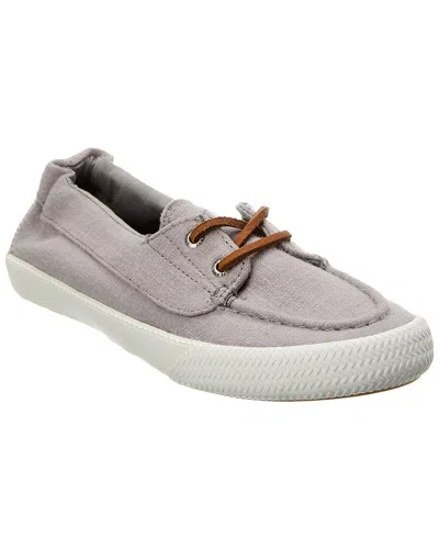 Shop Sperry Lounge Away 2 Linen Sneaker In Grey