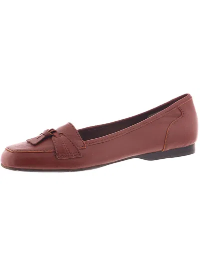 Shop Array Hamilton Womens Tassel Flat Loafers In Brown