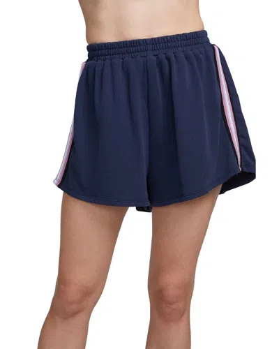 Shop Chaser French Cotton Terry Short In Blue