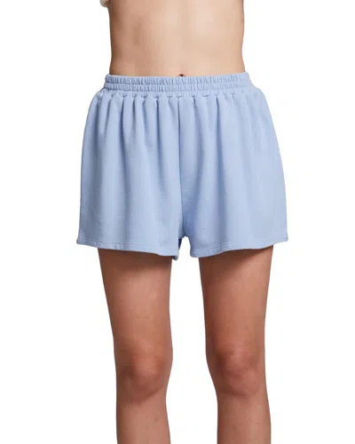 Shop Chaser Cotton French Terry Short In Blue