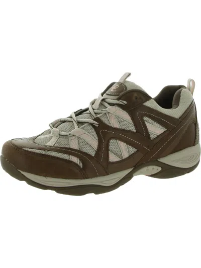 Shop Easy Spirit Explore Map Womens Leather Lifestyle Athletic And Training Shoes In Brown