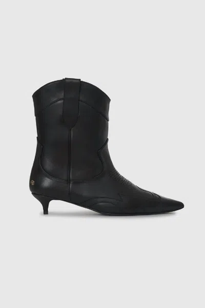 Shop Anine Bing Women's Rae Boots In Black