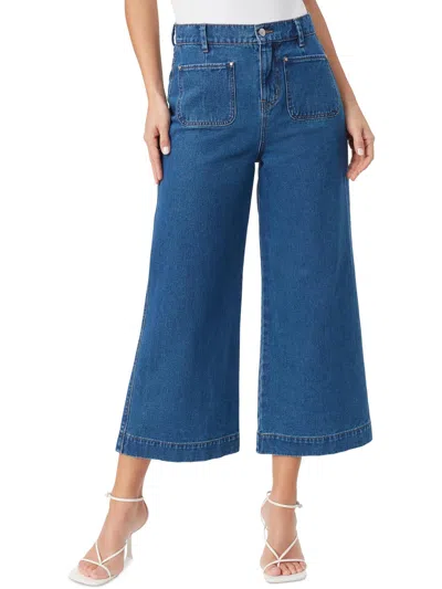 Shop Gloria Vanderbilt Womens High Rise Denim Wide Leg Jeans In Multi