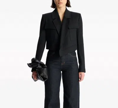 A.l.c Women's Solid Reeve Cropped Blazer In Black In Black