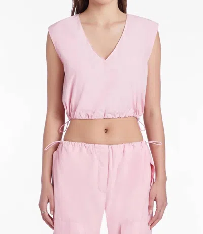 Shop Amanda Uprichard Gage Top In Pink