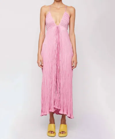 Shop A.l.c Angelina Midi Dress In Rose Pink